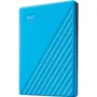 Western Digital WDBPKJ0040BBL-WESN - Disco Duro Externo My Passport 4TB, USB 3.2 Gen 1, 2.5", Portátil, Color Azul, Incluye Software de Respaldo